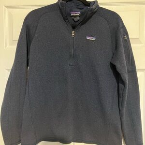 Patagonia New Navy Better Sweater Quarter Zip, Large